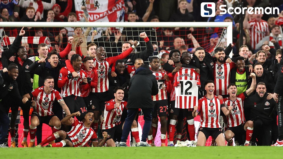 선덜랜드, 라이벌 복수 대성공! 9년 만에 PL서 열린 '타인위어 더비' 1-0 승